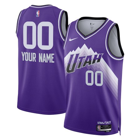 Dres Utah Jazz Prilagođeni Nike 2023-24 City Edition Ljubičasta Swingman